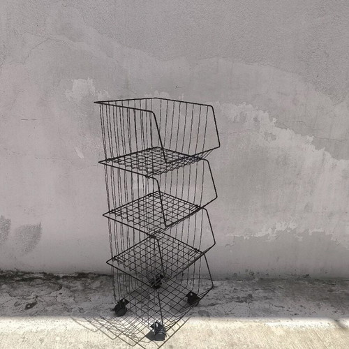 Fruit and vegetable trolley new, 4 baskets, 30x82cm