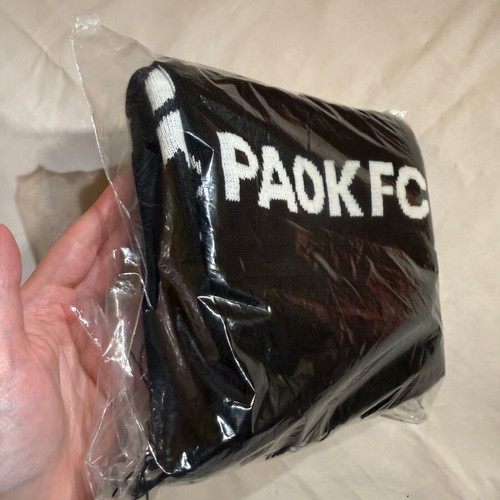 Paok Fc PAOK 100 Years Anniversary Scarf new, black-white