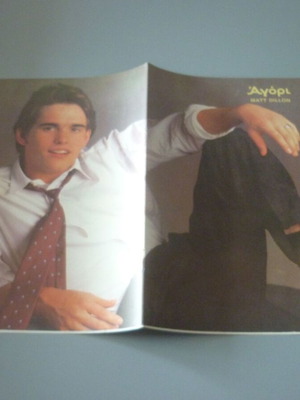 Matt Dillon / Tina Turner double collectible poster used