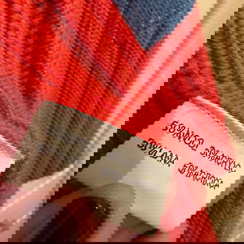 Μάλλινη ζακέτα πορτοκαλί σαν καινούργιο, μέγεθος S