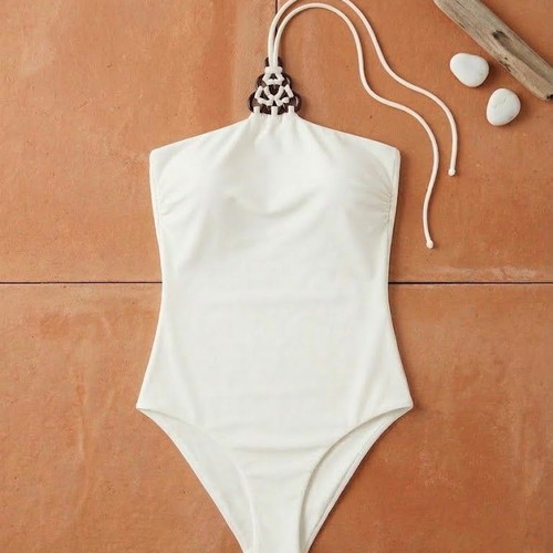 Sugarfree white one-piece swimsuit new, size Small