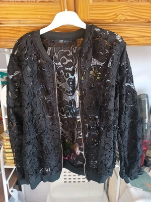 Πανωφόρι δαντελένιο καινούργιο, μέγεθος XXL, μαύρο