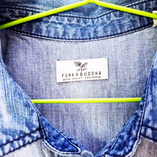 Funky Buddha Denim Playsuit Size S Like New