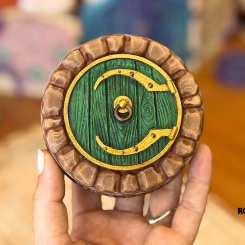 Halfling House Dice Vault, 3D printed cozy dice box