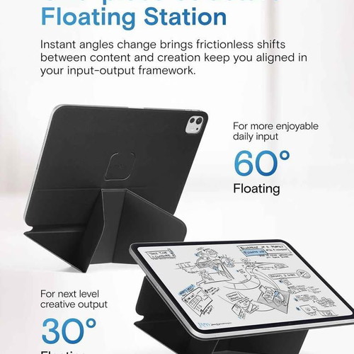 Moft Dynamic Folio iPad Pro 11 M4 M5 slim case with magnetic stand and 20+ viewing angles, new