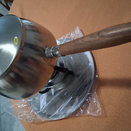 Fondue set stainless steel vintage, new unused