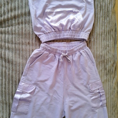 Shop & Co tracksuit set like new, lilac, size Medium