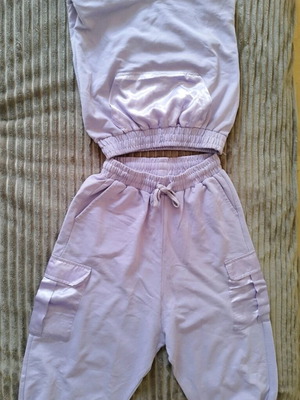 Shop & Co tracksuit set like new, lilac, size Medium