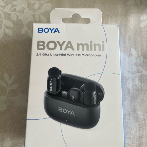 Boya Mini wireless microphone system new for mobile devices