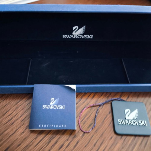 Swarovski empty jewelry box used, narrow