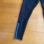 Adidas Arsenal FC training pants, navy with neon stripes