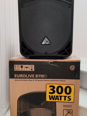 Behringer Eurolive B110 ενεργό ηχείο PA 300 W με μεγάφωνο 10 ιντσών