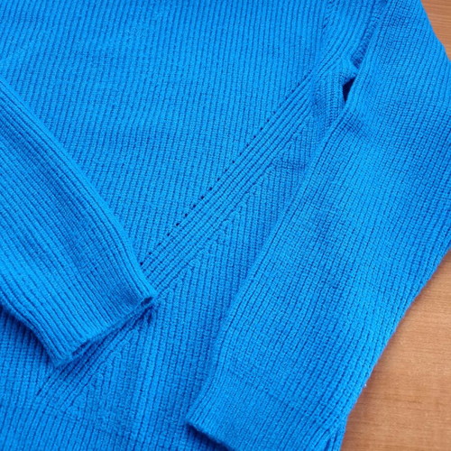 Fransa blue electric knit sweater like new, size S