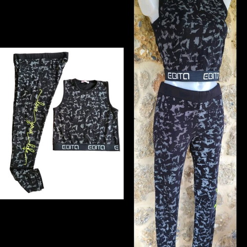 Ebita sports set like new, size M, black and gray