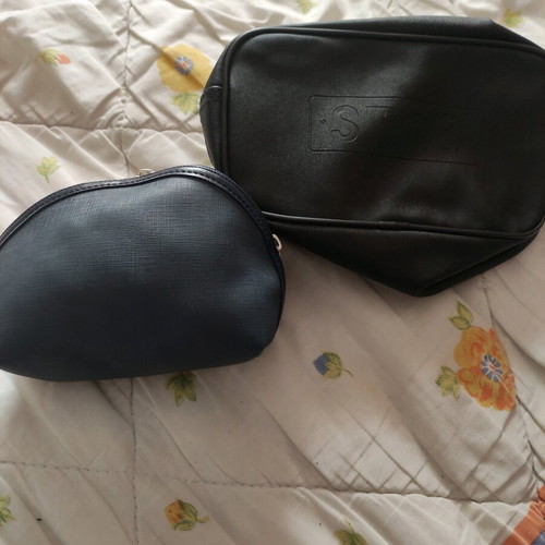 Toiletry bags two pieces like new