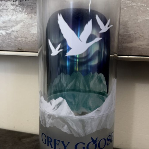 Grey Goose Vodka 1L empty bottle like new