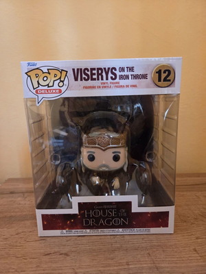 Funko Pop House of the Dragon Deluxe Viserys on Throne νέο