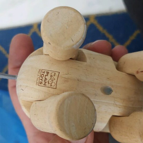 Plan Toys wooden animals in good condition, pack
