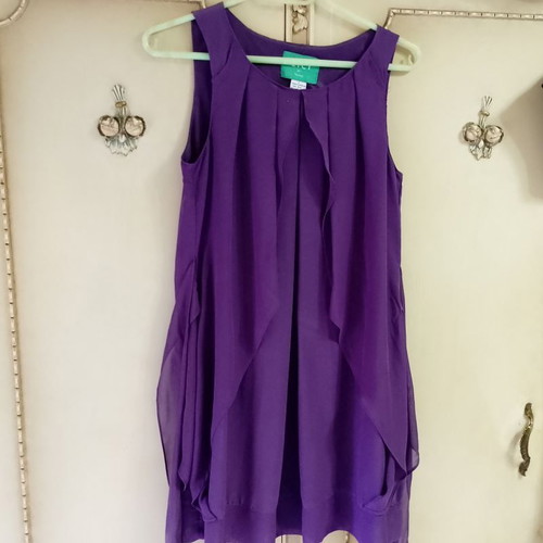 Short summer dress like new, purple, size M