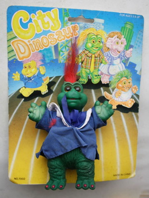 Vintage 90's City Dinosaur Dinosaurs Sinclair figure new