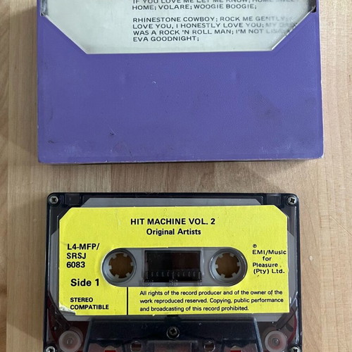 Hit Machine Vol. 2 Κασέτα ήχου Hit machine 2 Original… - € 2,50 - Vendora.gr