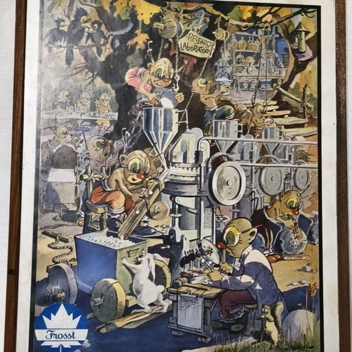 Poster with frame like new