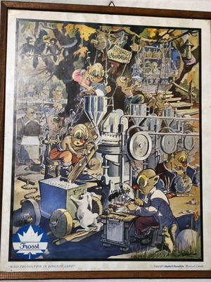 Poster with frame like new