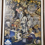 Poster with frame like new