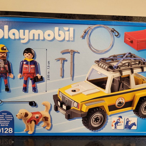 Playmobil 9128 Action Mountain Rescue Vehicle like new