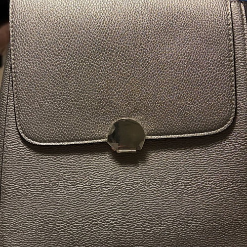 Stradivarius backpack new, silver