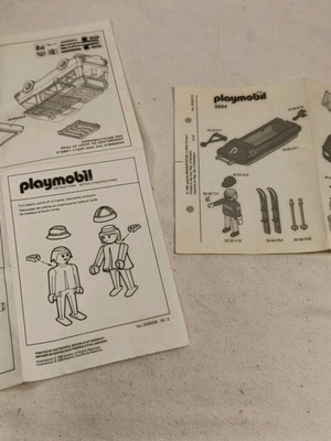 Playmobil manual vintage used