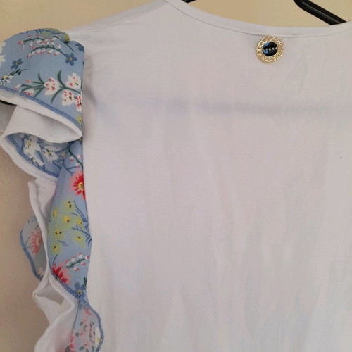 Lynne Short-Sleeve Blouse Used, Size S