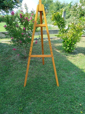 Wooden Handmade Easel Painting Height 1.65m Like New