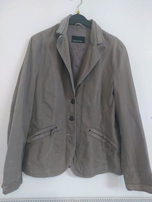 Bianca women's casual jacket used, khaki, size L