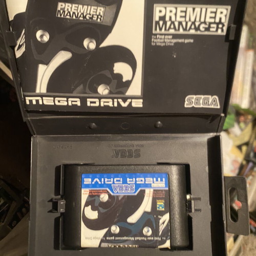 Premier Manager Sega Mega Drive game like new, CIB