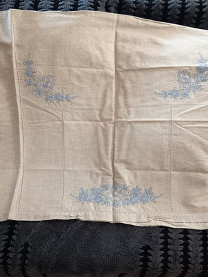 Large handmade tablecloth