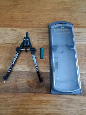 Γεωμετρικός διαβήτης Faber Castell μεταχειρισμένος, κωδ. 174488