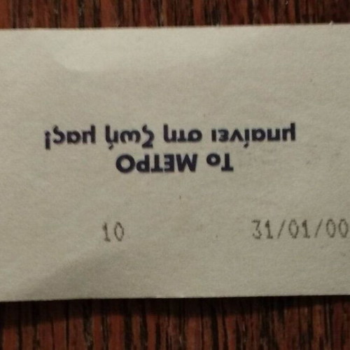 Metro Athens Tickets 512 and 515 new from 31/1/2000