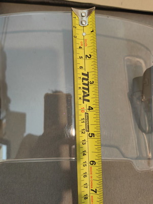 Motorcycle Windshield Extension used, adjustable height