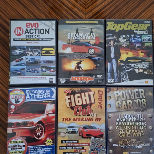 Car DVDs, set of 6