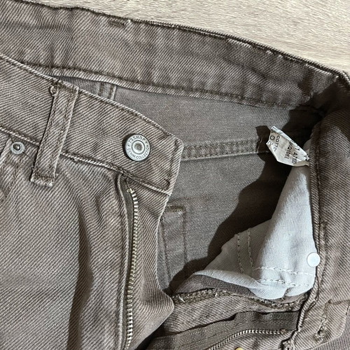 Women's denim pants like new, brown, size 36
