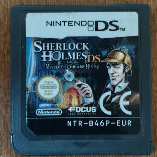 Sherlock Holmes DS Mystery Of Osborne House Nintendo DS game cartridge used