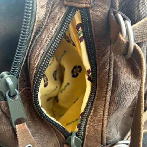 Backpack hemp type like new, durable and eco-friendly fabric