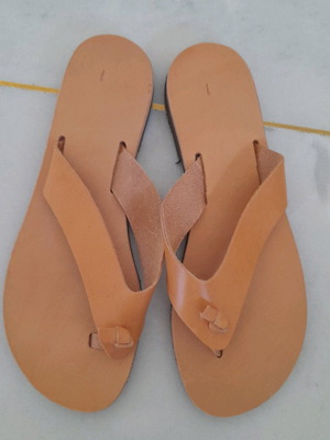 leather sandal