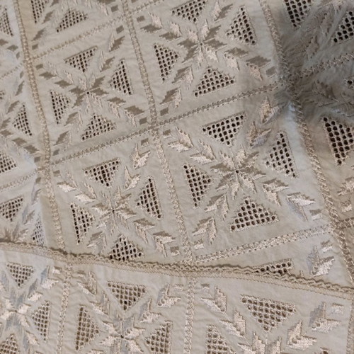 Set of 3 leukaritika squares used, sizes 39x77, 68x68, 30x30 cm