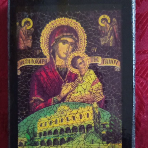 Set of four religious icons