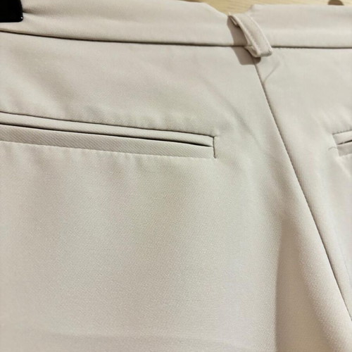 Fitted fabric pants like new, beige, size XS