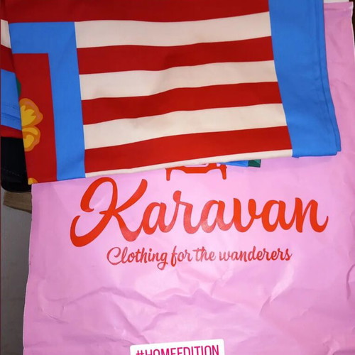 Tablecloth Karavan large with vivid colors like new