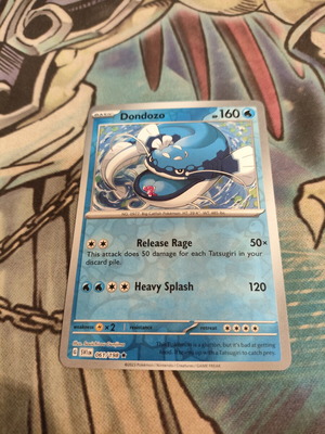Dondozo Reverse Holo Pokemon Card Scarlet & Violet like new