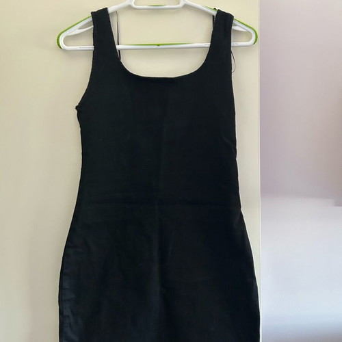 Zara short dress with open back black -  7,00 - Vendora.cy